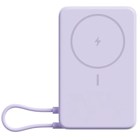 Powerbank 10000mAh Xiaomi Magnetic Power Bank 10000/ Wireless/ Púrpura